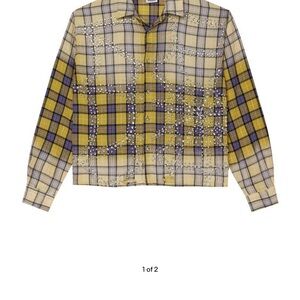 Plaid Shirt with Embellishments